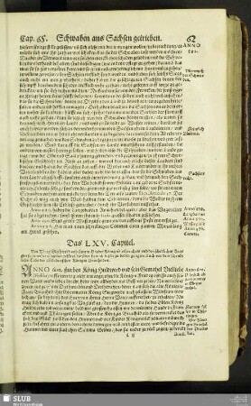 Das LXV. Capitel