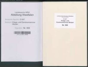Amt Limberg - Vogtei Oldendorf: Landmessungs- und Taxationskataster