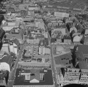 Östliche Innenstadt von Leipzig : Blickrichtung Norden
