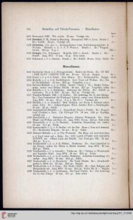 Miscellanea (Nr. 6112-6131)