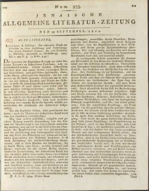 Num. 233. Den 28. Sept. 1804