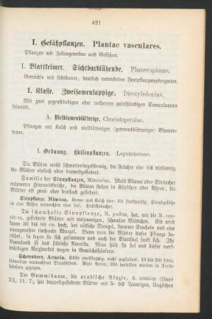 I. Gefäßpflanzen. Plantae vasculares.