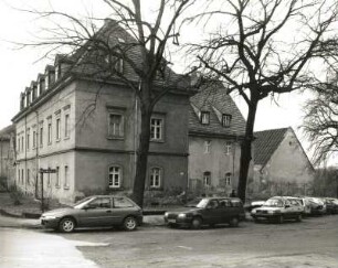 Dresden-Strehlen, Mary-Krebs-Straße 1/Ecke Altstrehlen. Wohnhaus (von Mary Krebs). 2. H. 19. Jh. Straßeansicht von Nordosten