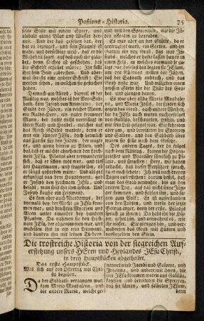 75-81, Die trostreiche Historia von der siegreichen Auferstehung [...].