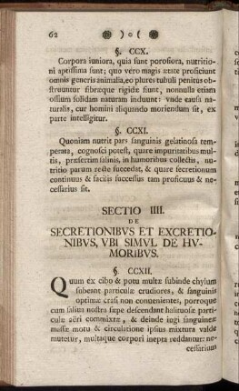 Sectio IIII.