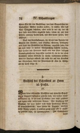 3. Beschluß des Schreibens an Herrn du Plessis.
