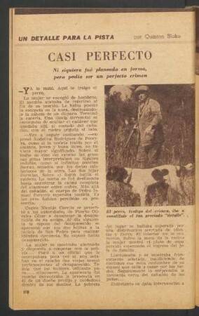 Casi perfecto : Un detalle para la pista