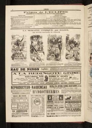 La semaine comique, par Hadol Les petites Boutiques de l'éclipse