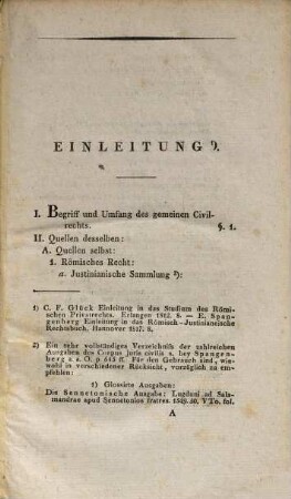 Grundriss eines Systems des gemeinen Civilrechts : zum Behuf von Pandecten-Vorlesungen