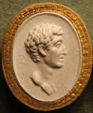 Kopf des Titus Quintius Flaminius (Daktyliothek, Zweites Historisches Tausend)