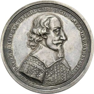 Medaille von Georg Vestner auf Isaac Volmar