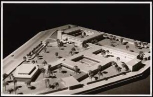 Antikenmuseum, Bagdad - Museum and Directorate General of Antiquities, Baghdad: Modell der Gesamtanlage
