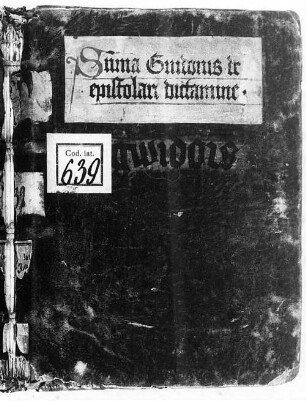 Guidonis Fabae Summa de epistolari dictamine - BSB Clm 639