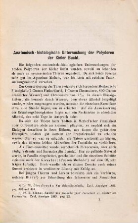 Anatomisch-histologische Untersuchung der Polydoren der Kieler Bucht : Inaugural-Dissertation