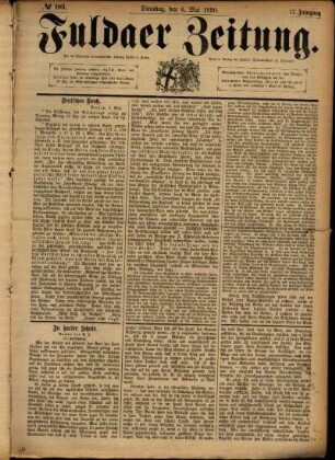 Ausgabe vom Dienstag, den 06. Mai 1890.