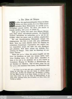 4. Der Islam als Religion