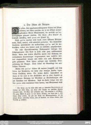 4. Der Islam als Religion