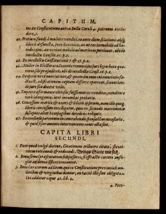 ... Capita Libri Secundi.