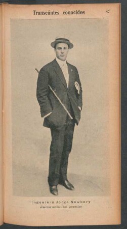 Ingeniero Jorge Newbery, Director General de Alumbrado - [Retrato] : Transeúntes conocidos