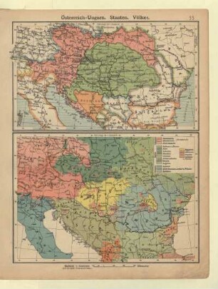 Österreich-Ungarn. Staaten. Völker