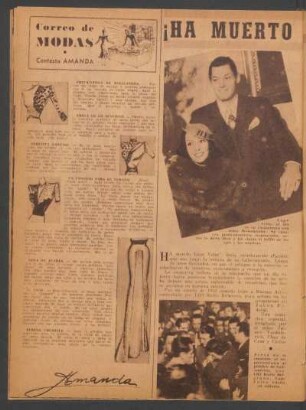 ¡Ha muerto Lupe Vélez!