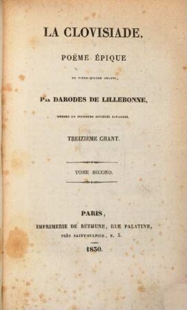 La clovisiade : poeme épique en vingt-quatre chants, 8