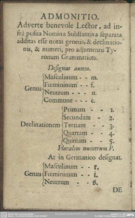 Admonitio