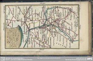 No. XIX. Post-Route von Frankfurt nach Maynz, Worms, Manheim nach Kehl und Strasburg, Heilbrun und Tübingen