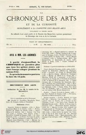 Nr. 22 (30 Mai)