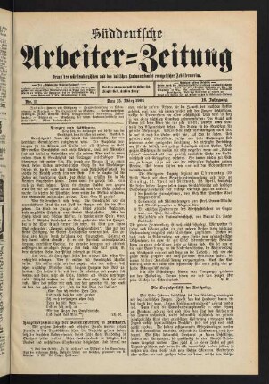 Nr. 11. Den 15. März 1908. - Nr. 15. Den 12. April 1908.