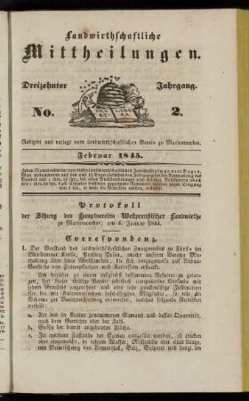 Dreizehnter Jahrgang. No. 2.