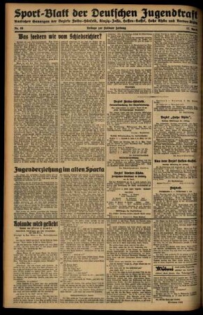 Zweite Ausgabe vom Freitag, den 17. April 1931.