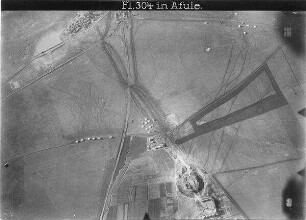 in Afule Jesreelebene [Jesreel Ebene] afule l.o. m. Bahnhof u. Abzweigung d. Linie afule-nablus n. el-fule UBR SO