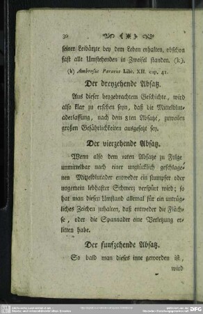 Der funfzehende Absatz
