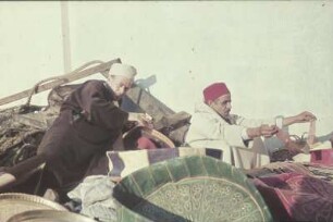 Reisefotos Ägypten. Zwei Straßenhändler