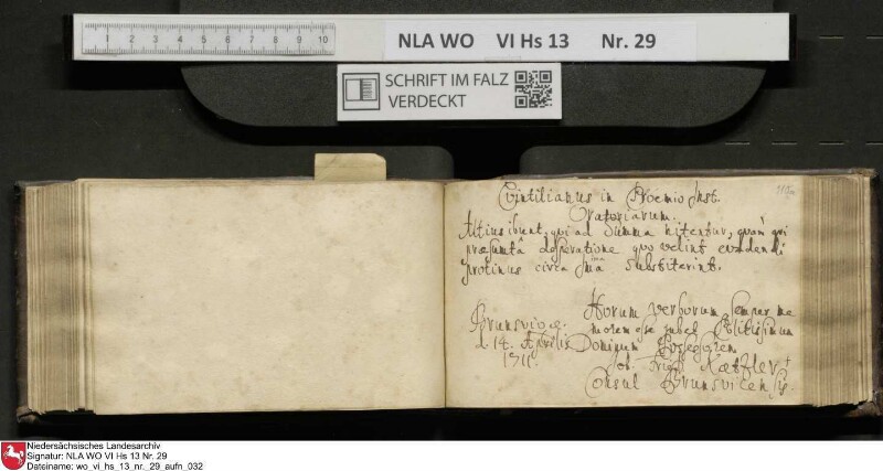Stammbuch des Gottfried Crusius (Cruse) aus Stendal