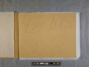 Zeichenheft Corona Krause, Linie, Fläche; aus dem Unterricht - Formenlehre - bei Wassily Kandinsky