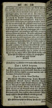Innhalt der vier Bücher vom wahren Christenthum.