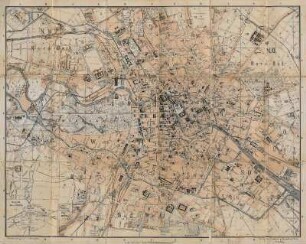 X. Neuester Plan der Stadt Berlin in Farbendruck