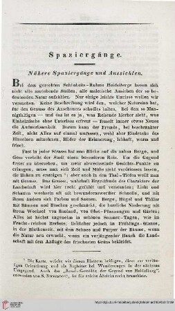 Spaziergänge