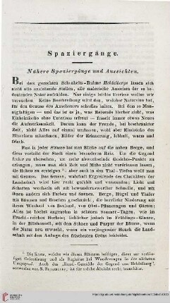 Spaziergänge