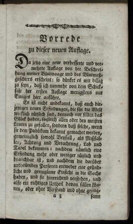 Vorrede zu dieser neuen Auflage.