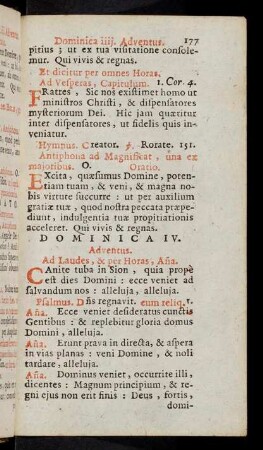 177-183, Dominica IV.