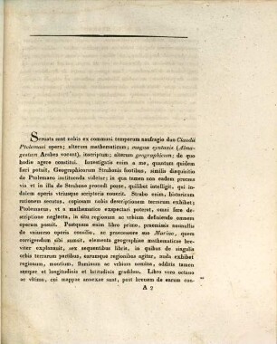 Commentatio de fontibus Geographicorum Ptolemaei tabularumque iis annexarum : num ii graecae an vero tyriae originis fuerint?