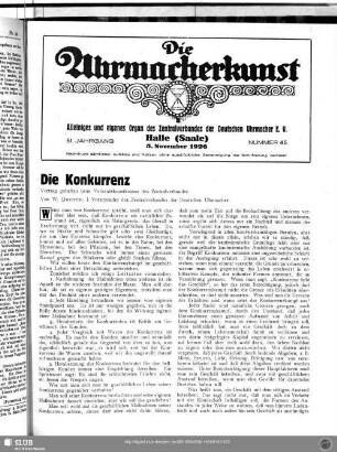 Die Konkurrenz