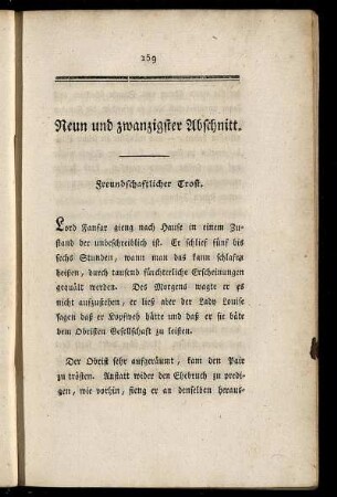 Neun und zwanzigster Abschnitt.