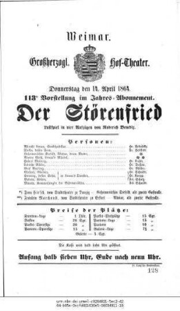 Der Störenfried