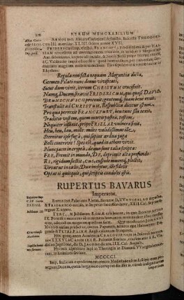 Rupertus Bavarus Imperator.