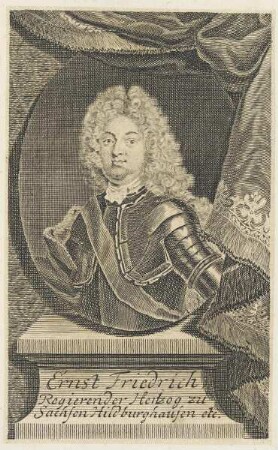 Bildnis des Ernst Friedrich zu Sachsen Hildburghausen