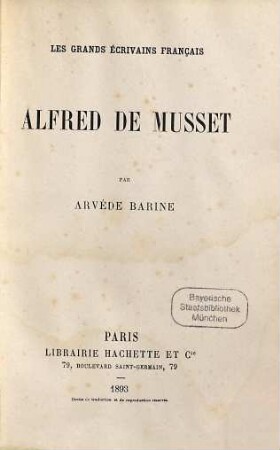 Alfred de Musset